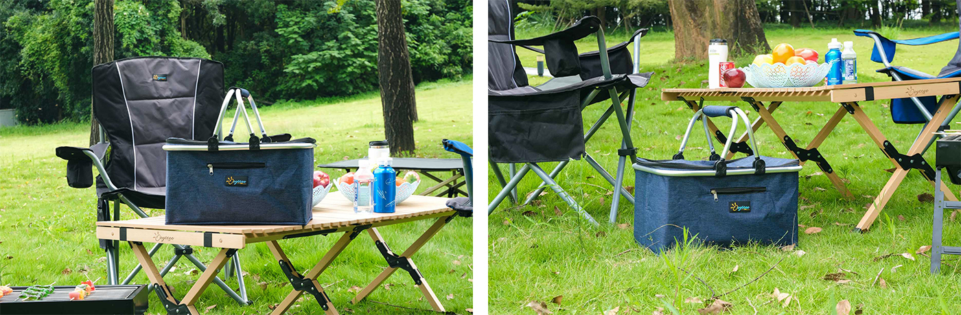 Oeytree Blue Picnic Basket