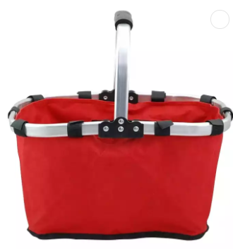 Wholesale High Quality 100% Polyester 600D Oxford Fabric Wicker Picnic Basket Set Bag Picnic Basket